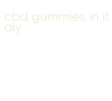 cbd gummies in italy