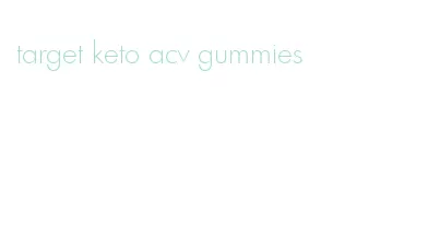 target keto acv gummies