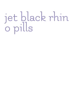 jet black rhino pills