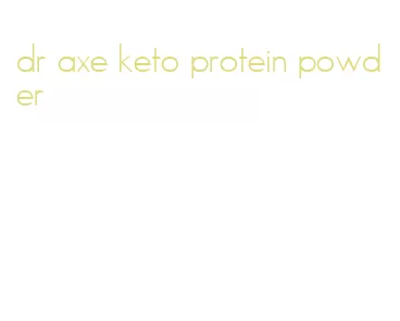 dr axe keto protein powder