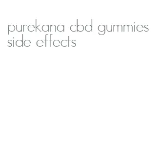 purekana cbd gummies side effects