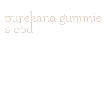 purekana gummies cbd