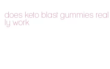 does keto blast gummies really work