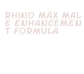 rhino max male enhancement formula