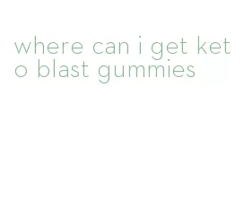 where can i get keto blast gummies