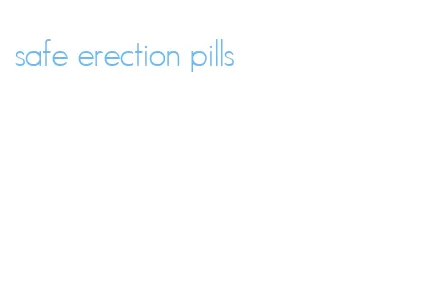 safe erection pills