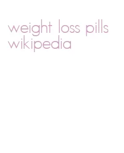 weight loss pills wikipedia