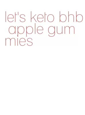 let's keto bhb apple gummies