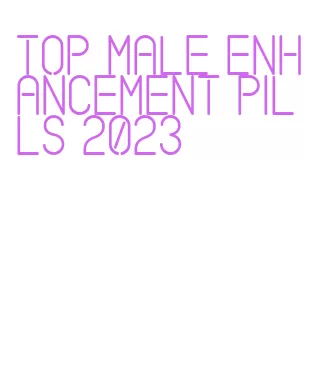 top male enhancement pills 2023