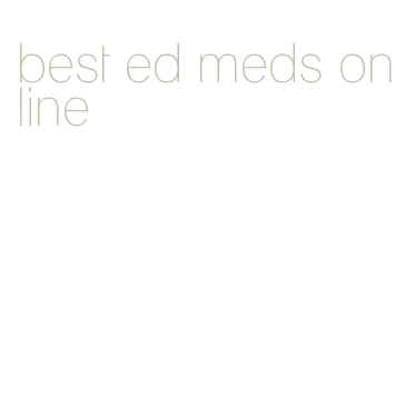 best ed meds online