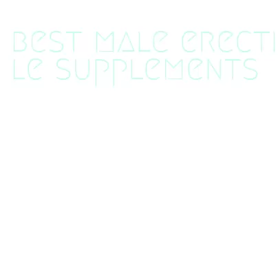 best male erectile supplements