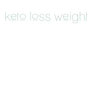 keto loss weight