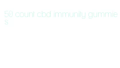 50 count cbd immunity gummies