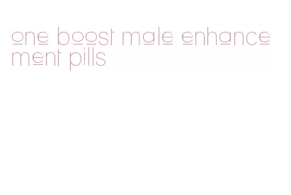 one boost male enhancement pills