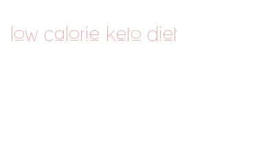 low calorie keto diet