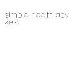 simple health acv keto