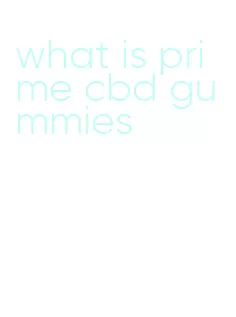 what is prime cbd gummies