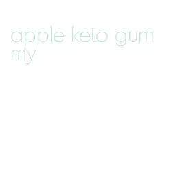 apple keto gummy