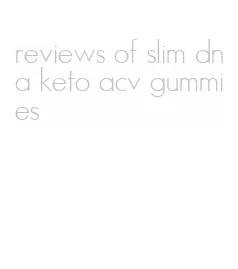 reviews of slim dna keto acv gummies