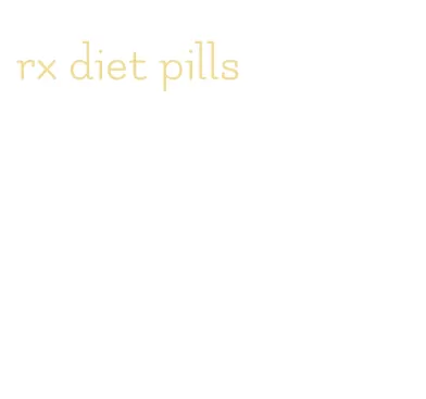 rx diet pills