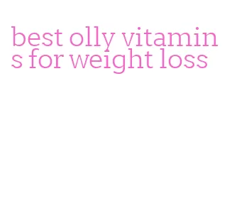 best olly vitamins for weight loss