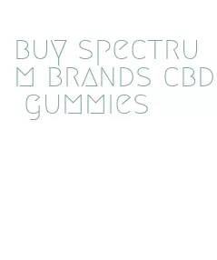 buy spectrum brands cbd gummies