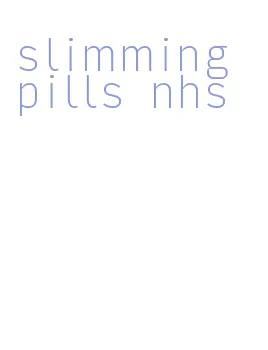 slimming pills nhs