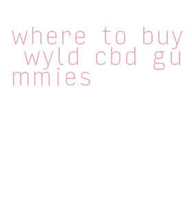 where to buy wyld cbd gummies