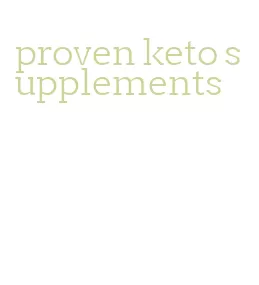 proven keto supplements