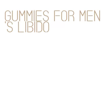 gummies for men's libido