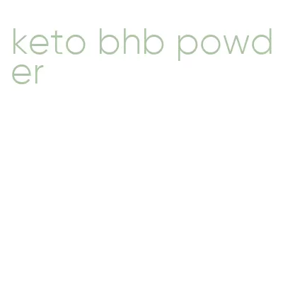 keto bhb powder