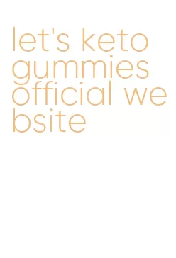 let's keto gummies official website