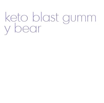 keto blast gummy bear