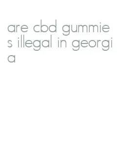 are cbd gummies illegal in georgia