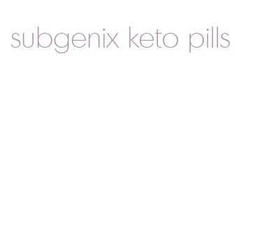 subgenix keto pills