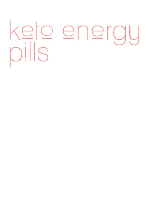 keto energy pills