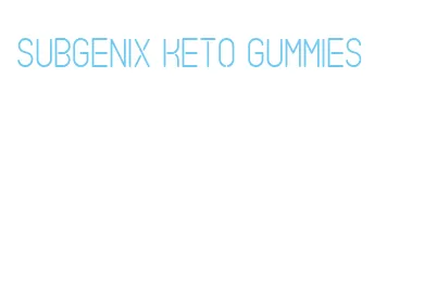 subgenix keto gummies