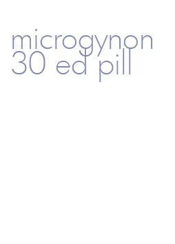 microgynon 30 ed pill