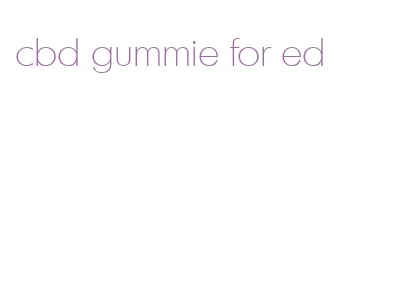 cbd gummie for ed