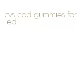 cvs cbd gummies for ed