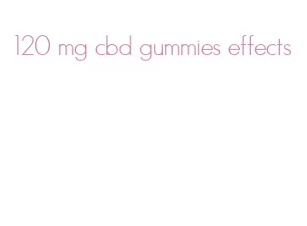 120 mg cbd gummies effects