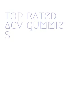 top rated acv gummies