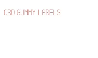 cbd gummy labels