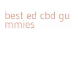 best ed cbd gummies