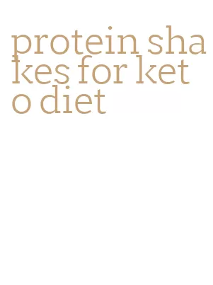 protein shakes for keto diet