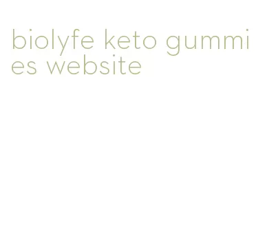 biolyfe keto gummies website