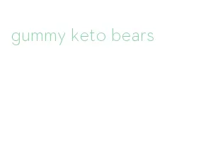 gummy keto bears