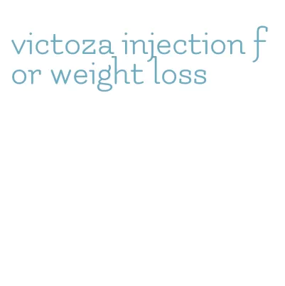 victoza injection for weight loss