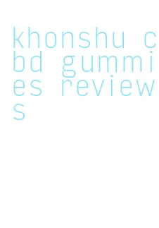 khonshu cbd gummies reviews