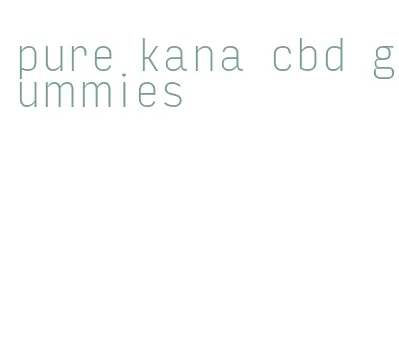 pure kana cbd gummies